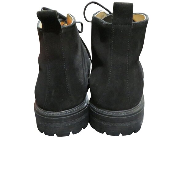 KENZO Homme Black Italian Suede Leather lace up dress boots size 43 or US 10 - Picture 3 of 10
